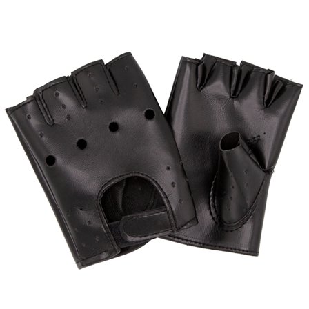 Fingerlösa Cykelhandskar Svart