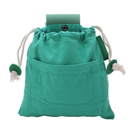 Sammenleggbar utendørs camping oppbevarings lerret sankesekk midjehengende fruktplukking verktøypose