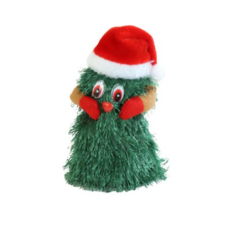 Elektrisk Juletræ Roterende Dansende Musik Legetøj Batteridrevet Bordpynt Julehjem