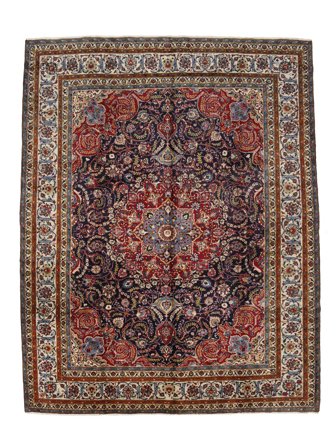 Medaljong Stor Mashad Matta 304X379 Ull