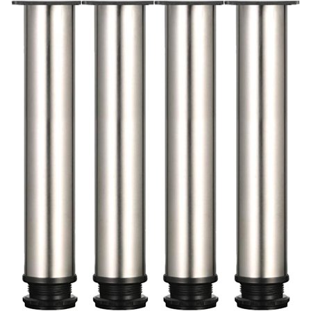 4 Justerbare Fødder 300mm Højde Tykke Skabsben Bordben, ZQKLA