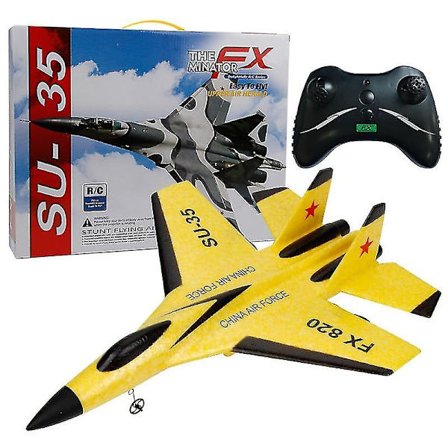 RC Flymodell Su-35 Fly 2.4g Fjernstyrt Jagerfly FX-820 Glider Fly EPP Skumleker RC Fly For Voksne Barn Gaver [DmS]