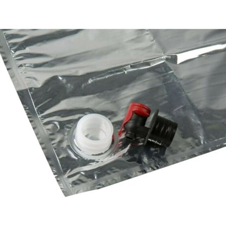 5 Pak 5L Bag-In-Box Vinposer med Hane - Udskiftningsposer til Vindispenser og Hjemmelavet Vinopbevaring
