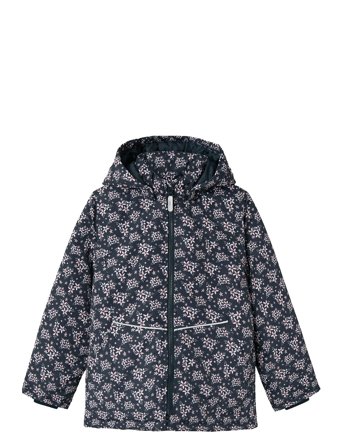 name it Nkfmaxi Jacket Aop - Navy - 158