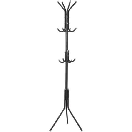 Kappa Rack Stående Svart - Metal Multi-hak Pendant - Kapphylla E