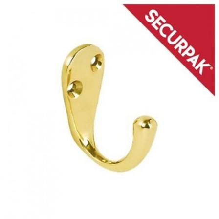 Securpak Klädkrok (förpackning Med 2) 50 Mm Guld