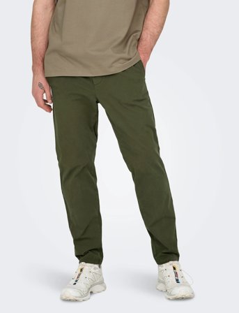 ONLY & SONS Onslinus Taper 0183 Pant Noos - Green - M