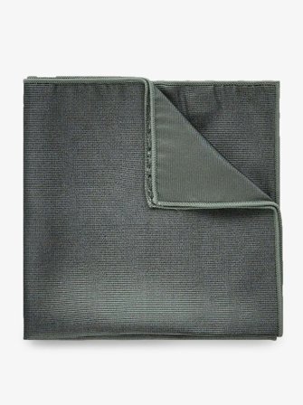 John Henric Men's Olivgrünes Einstecktuch Size Onesize