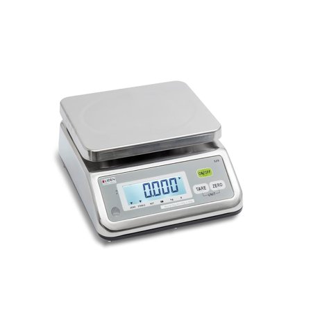 Benkvekt, rustfri, 15 kg x 2/5 g, multi-range, typegodkjent