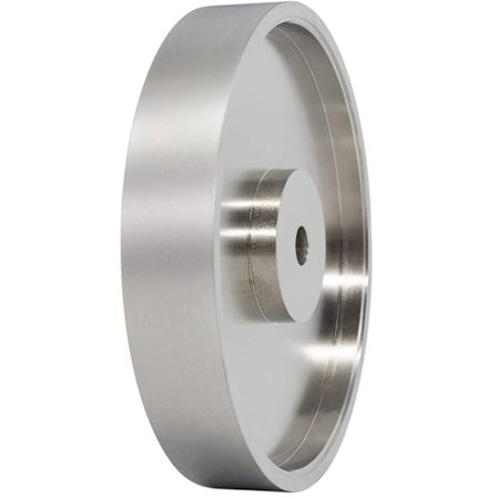 CBN Diamantslibeskive, 6" Diameter x 1" Bred med 1/2" Arbor, til Slibning af Højhastighedsstål, 1000 Korn