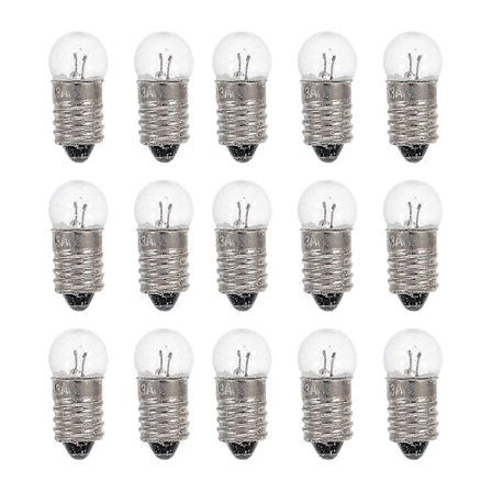 50 stk. Små Lyspærer Elektrisk Eksperimentpære Lommelykt Lyspære 1.5V