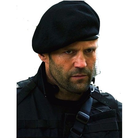 Svart Army Beret Basker XXL