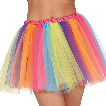 Flerfarvet Stribet Tylnederdel