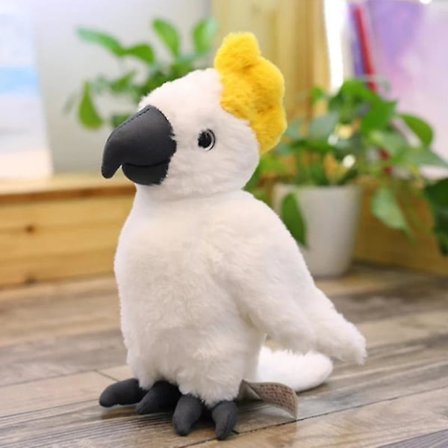 25cm naturtro Parrot plysj leker myk simulering Psittacidae Ara utstoppede leketøy søte ville dyr fugler dukker barn barn gave