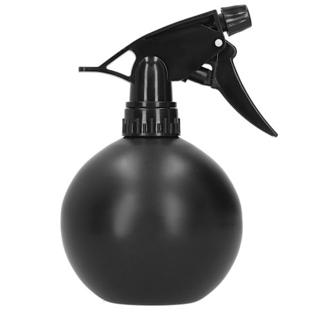 500 ml ruostumattomasta teräksestä valmistettu kastelukannu puutarhakasveille ja kukille, musta