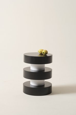 Jotex - Sidebord, Diameter 40 Cm Svart/hvit - PORTELLO - Kjøp Sidebord & småbord hos Jotex