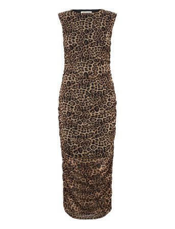 Lollys Laundry Lolumaxi Dress Sl - Brown - XXL
