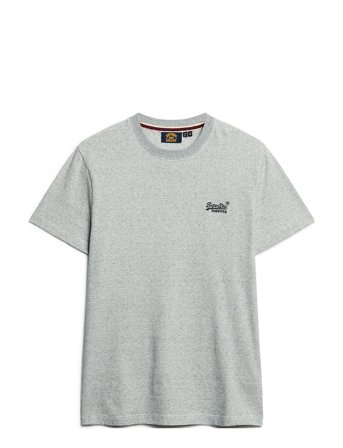 Vintage Logo Emb Tee Grey Superdry