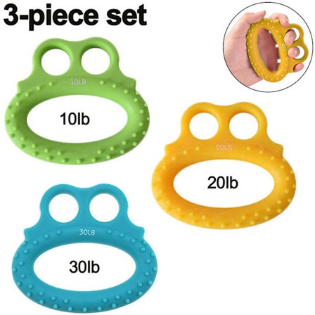 Håndtræner Silikone Grebstræner Snap Gripper Fingerstrækker Grebstræner til Muskelopbygning