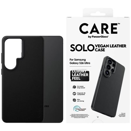 CARE by PanzerGlass Solo Qi-etui for Samsung Galaxy S26 Ultra - Svart