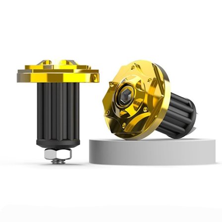 2kpl moottoripyörän ohjaustangon cap , KULTA