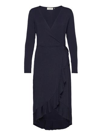 Dress Ls Blue Rosemunde