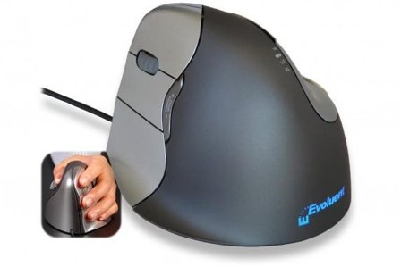 BAKKER & EIKHUIZEN Evoluent Vertical Mouse - vertikal mus - USB