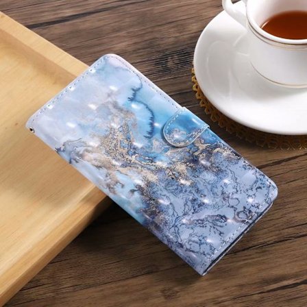 Fodral för Samsung A72 5G Milky Way Målad Tryck Läder Kortplatser Plånbok