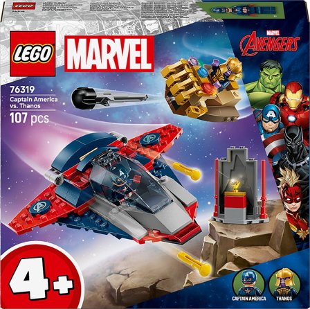Lego Marvel Captain America mod Thanos med 2 minifigurer 76319, Børn & Forældre, Motorik & Bevægelse, Klodser Og Stabletårne