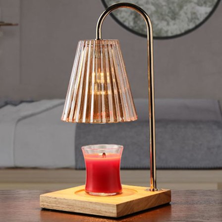 Säädettävä fotoelektriset kynttilälampun lämmitin, pottityyppinen kynttilälasi kynttilän yläosan sulattaja