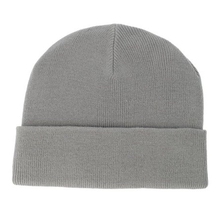 Equip - Grå shortbeanie Beanie - Blank Grey Short Beanie @ Hatstore
