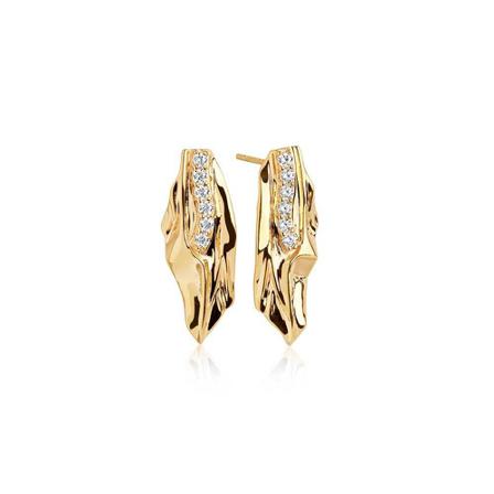 Sif Jakobs, Earrings Vulcanello Geel, Dames, Maat:ONE Size