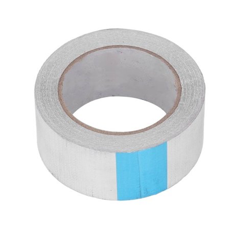 Aluminiumsfolie Tape Termisk Varmebestandig Sølv Klæbende Kanal Reparation Isolering 20m L 50mm Bredde