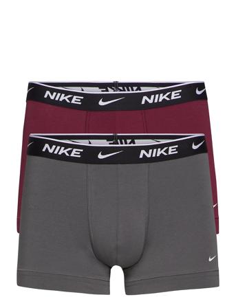 Trunk 2Pk Boksershorts Grå NIKE Underwear*Betinget Tilbud
