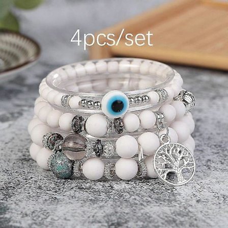 Armbånd - Fine smykker Boho Chic Livets Tre Armbånd med Beskyttende Onde Øye