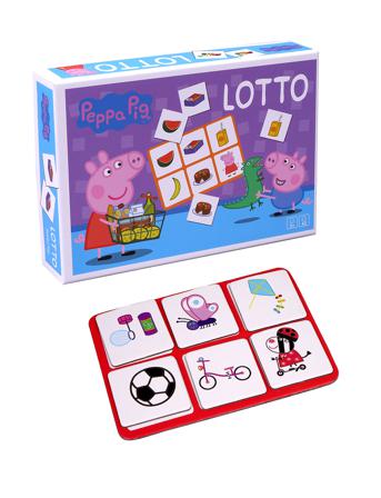 Peppa Pig Lotto Toys Puzzles And Games Games Board Games Monivärinen/Kuvioitu Gurli Gris