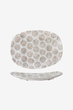 Bloomingville - Bricka Felan - Vit - Brickor - Från Homeroom