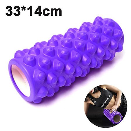 Fascia Rullar, Extra Lång Foam Roller, Pilates Roller för Hals, Rygg, Ryggrad och Säte, Triggerpunkt Massage Roller för Självmassage