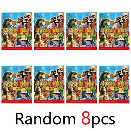 Italian Brainrot AI Eläimet Tung Tung Tung Sahur Figuuri Tralalelo Tralala Figuriininukke Lelu Työpöytä Koriste Malli Ornamentti Lahja