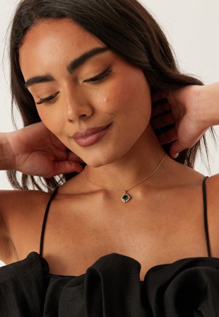 LILY AND ROSE - New Emily Necklace - Emerald