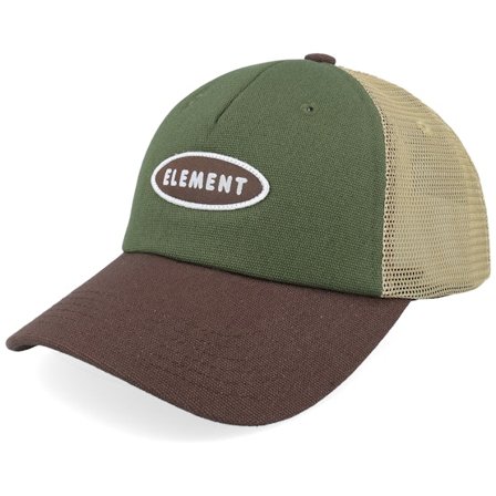 Element - Verde trucker Gorra - Union Mesh Cap Rifle Green A-Frame Trucker @ Hatstore