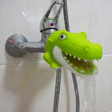 Kranforlenger Badekartutdyse Beskyttelse For Baby, Silikon Tegneserie Badekar Kran Beskyttelse Forlengelse For Håndvask - Barn Småbarn Baderom 