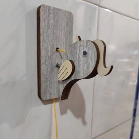 Trespett-dørklokke Hakkespettknocker 3 3