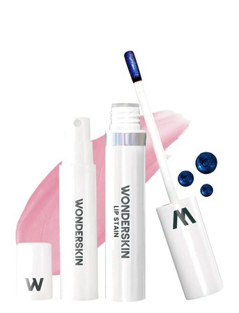 Wonderskin Wonder Blading Lip Stain Kit - Pink - 4 ML