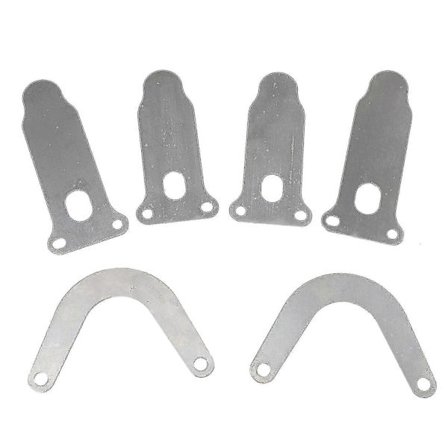 6 stk. luftkompressor ventilplate U-formede plater Kompressortilbehør Støpejernsventilplater_Supergave