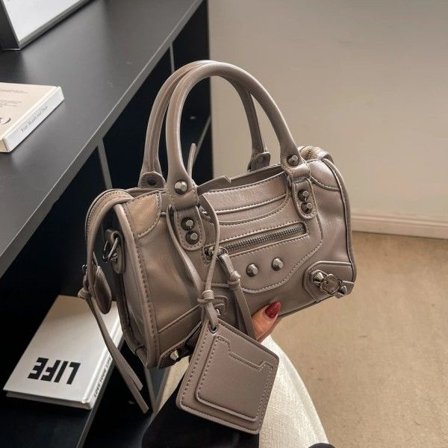 Vintage Taske Kvinder Ny Luksus Kvalitet Blødt Læder Håndtaske Kvindelige Casual Damer Skulder Shopping Pakke Mobiltelefon Taske Pige 24x15x8cm