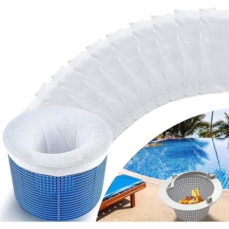 10-pack Pool Skimmer Strumpor, Filter, Strumpa/Nät/Sparare för att Skydda Din Nedgrävda eller Ovanjordiska Pool.