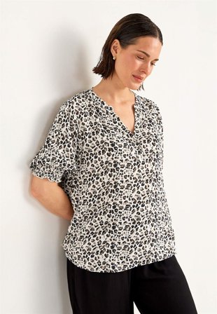 Cellbes of Sweden - Crepe blus - leopard - för damer - 54/56