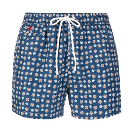 Kiton Sea clothing Blå, Herre Badeshorts, Størrelse: M