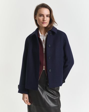 GANT Damen Kurzmantel aus Wollmischung (XS)